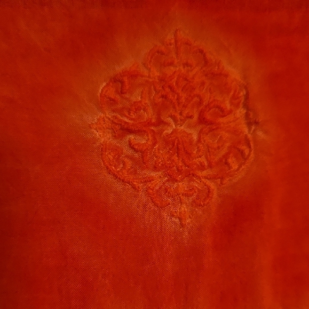 Democracy Vibrant Orange Tunic Top - Picture 6 of 9